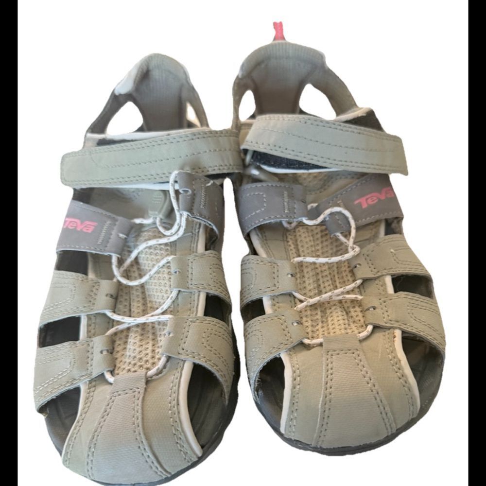 TEVA Olive Green Enclosed Toe Sport Sandals Women's 10 (EUR 41)